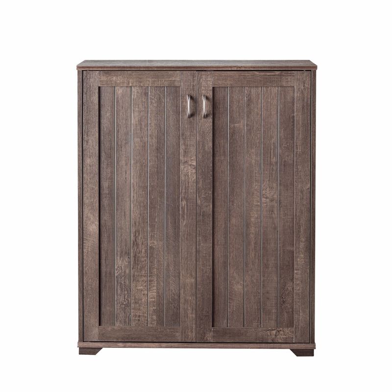 Copper Grove Jdiriya 5-shelf Cabinet - Walnut Oak