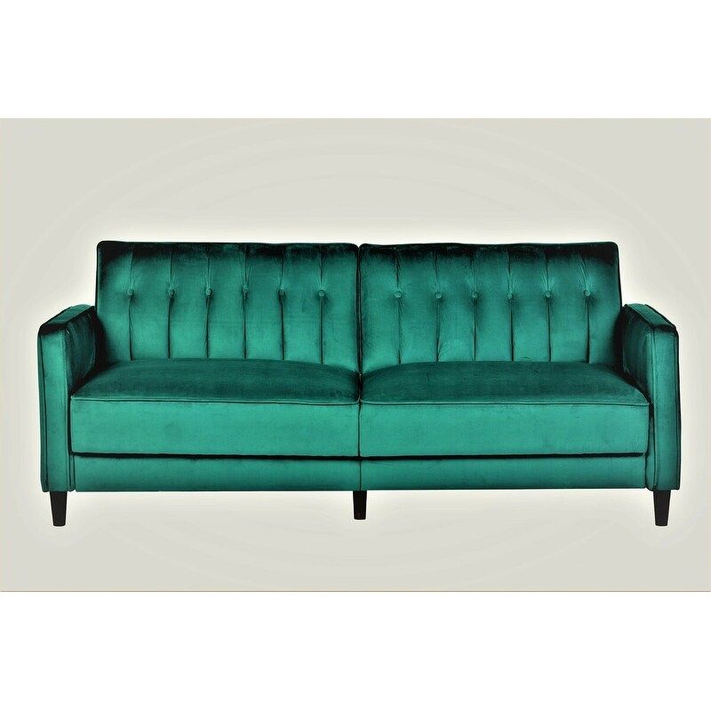 Grattan Luxury Tufted Sofa Bed - Dark blue