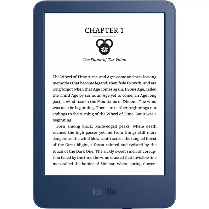 Amazon - Kindle E-Reader (2022 release) 6" display - 16GB - 2022 - Denim