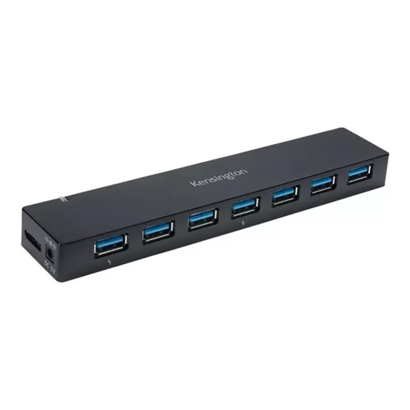 Kensington USB 3.0 7-Port Hub with Charging - hub - 7 ports