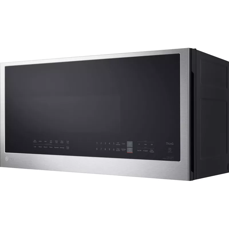 LG - 2.0 Cu. Ft. Over-the-Range Microwave with Sensor Cooking and EasyClean - Stainless Steel