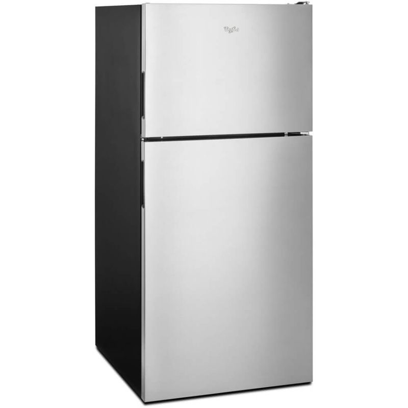 Whirlpool 18 Cu. Ft. Stainless Steel Wide Top Freezer Refrigerator