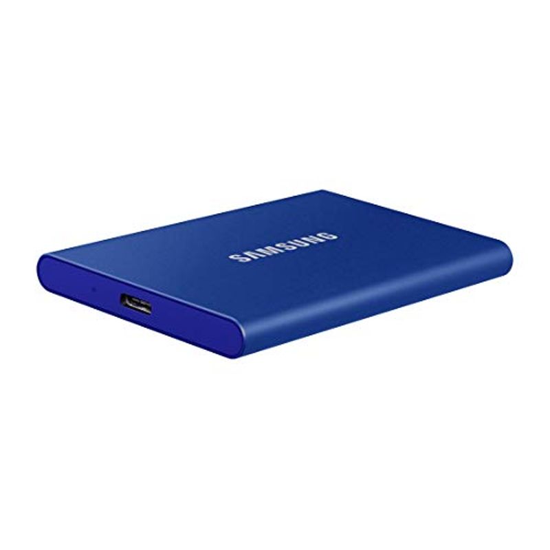 Samsung 500gb T7 Usb 3.2 Blue Portable Ssd