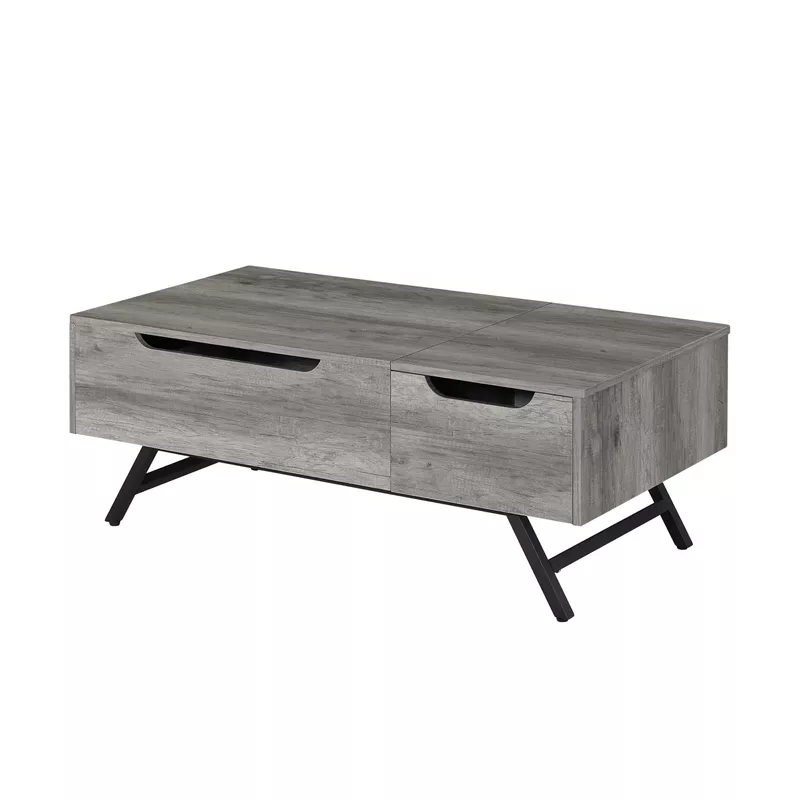 ACME Throm Coffee Table w/Lift Top, Gray Oak Finish