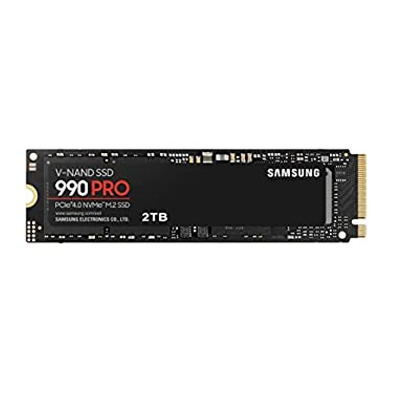 SAMSUNG 990 PRO SSD 2TB PCIe 4.0 M.2 Internal Solid State Hard Drive, Fastest Speed for Gaming, Heat Control, Direct Storage and Memory...