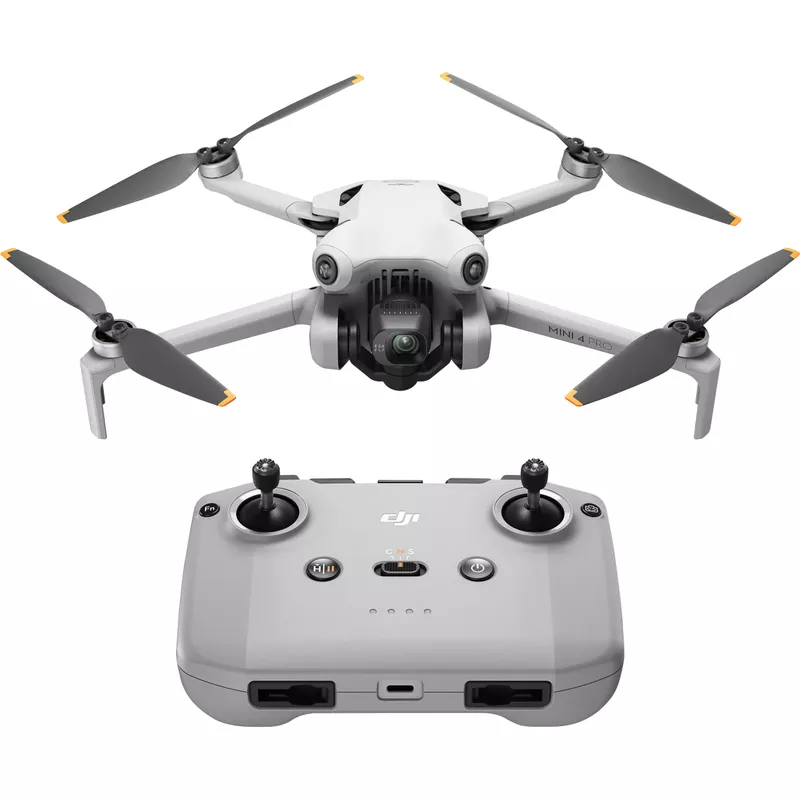 DJI - Mini 4 Pro Drone with Remote Control - Gray