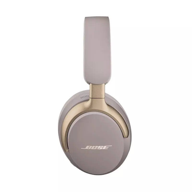 Bose QuietComfort Ultra Headphones, Sandstone with Green Extreme Portable Wireless Charger
