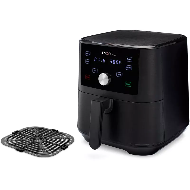 Instant Pot - 6 Quart Vortex 4-in-1 Air Fryer Oven - Black