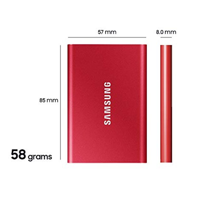Samsung 2tb T7 Usb 3.2 Gray Portable Ssd