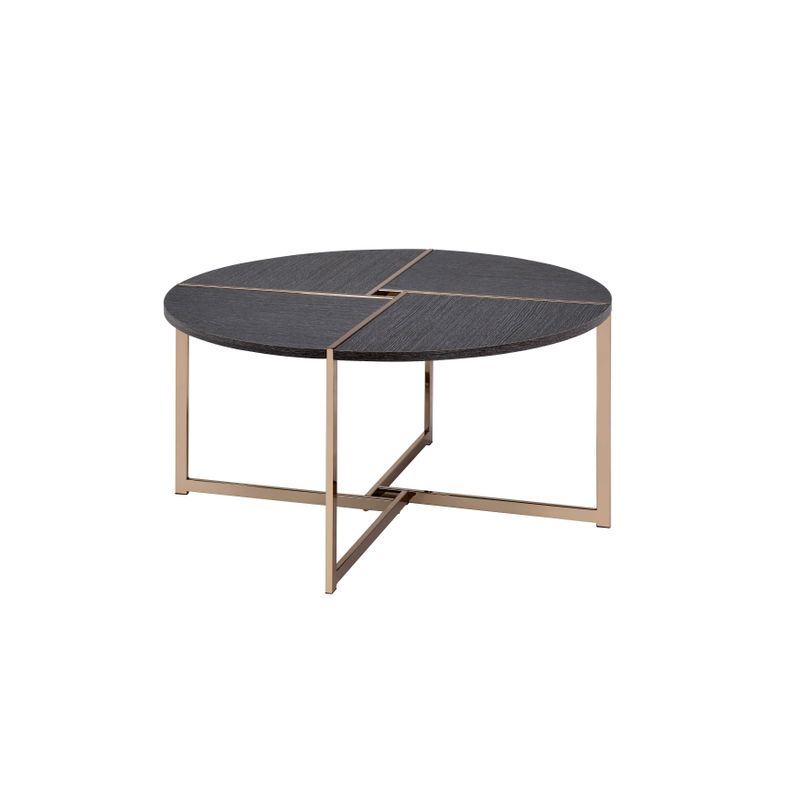 ACME Bromia Coffee Table in Black & Champagne - Wood