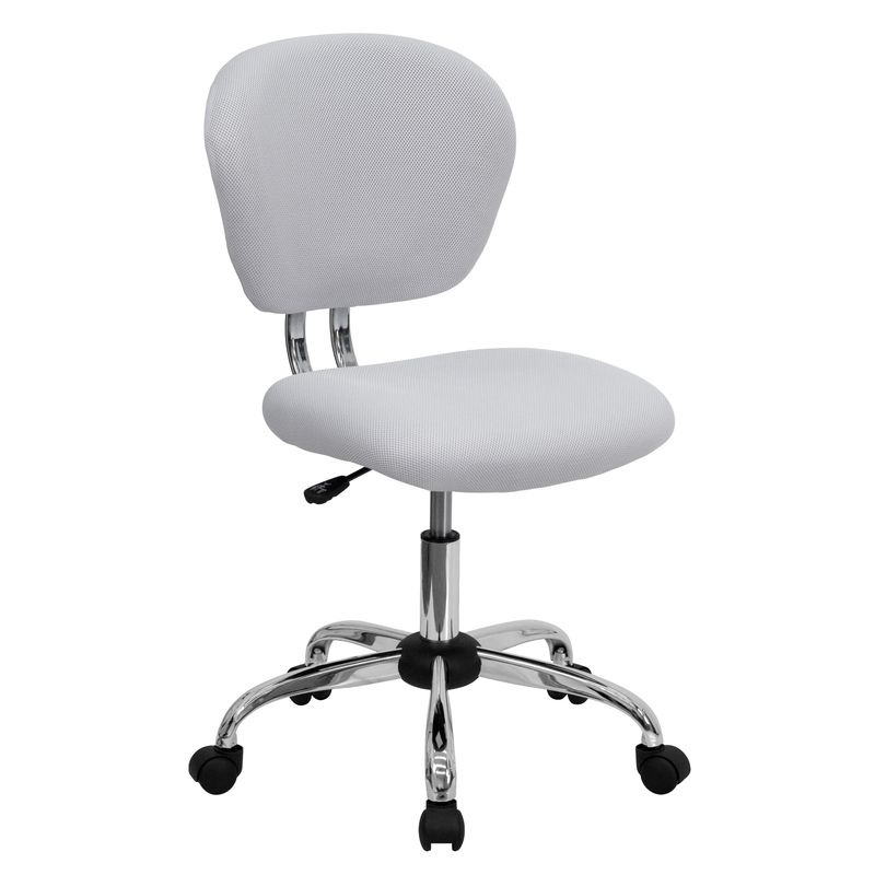 Mid-back Mesh Task Chair with Base - Blue