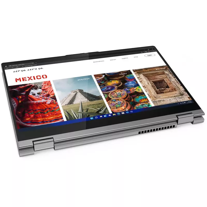 Lenovo ThinkBook 14s Yoga G3 IRU 14" Full HD 2-In-1 Touchscreen Notebook Computer, Intel Core i5-1335U 1.3GHz, 16GB RAM, 512GB SSD, Windows 11 Pro, Mineral Gray