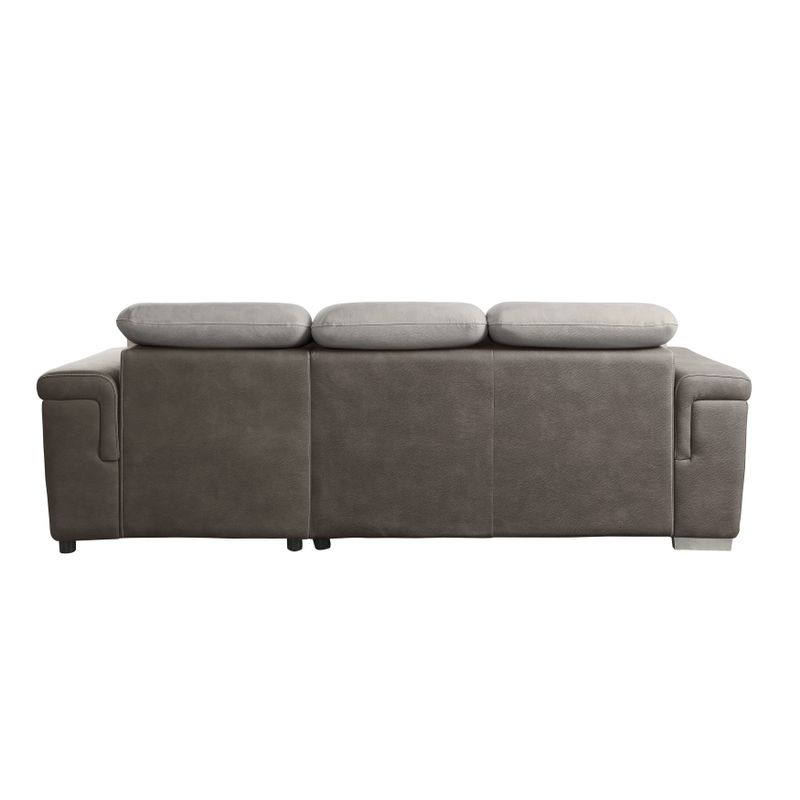 Noyer Living Room Sleeper Sofa Chaise - Taupe