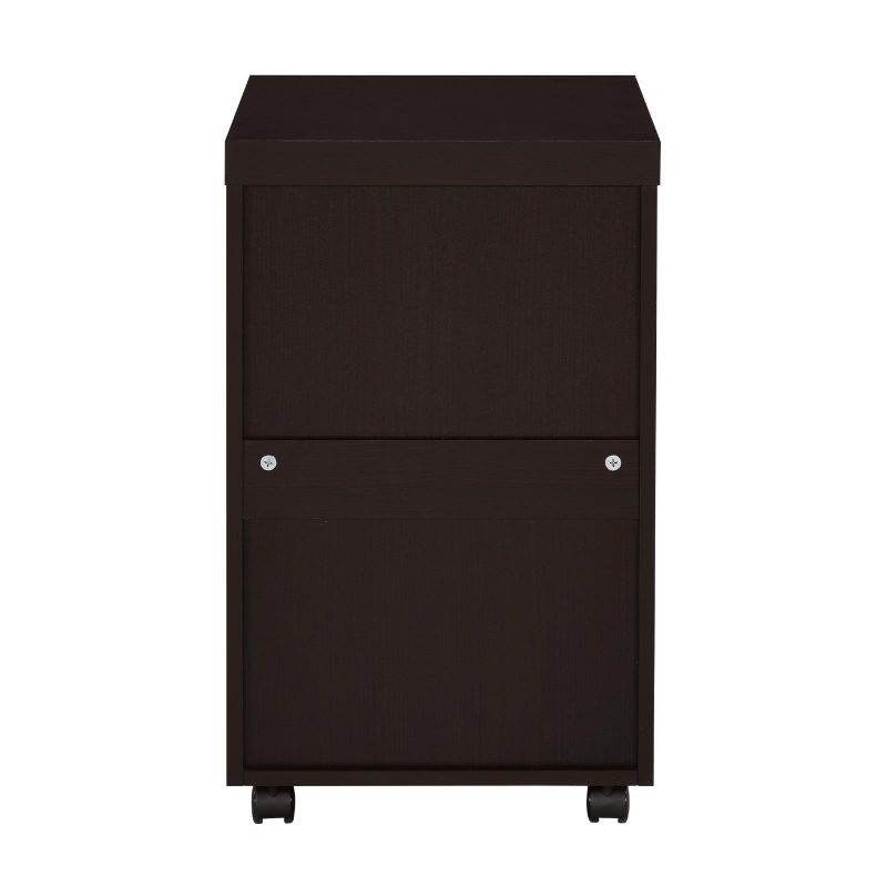 Skylar 3-drawer Mobile Storage Cabinet Cappuccino