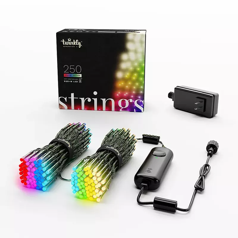 Twinkly - Smart Light Strings Special Edition 250 RGB+W LED Gen II, 65.6 ft - Multi