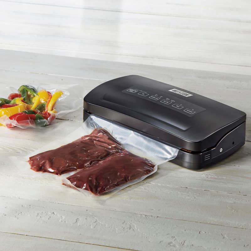 Weston Vacuum Sealer with Roll Storage and Cutter - Black