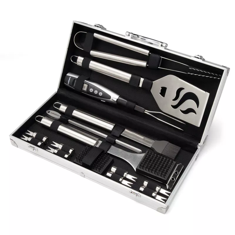 Cuisinart - 20pc Deluxe Stainless Steel Grill Set