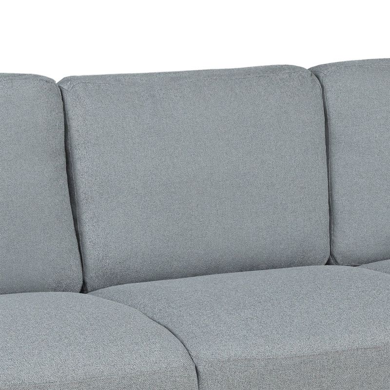 Elegant Living Room Furniture Loveseat Sofa and 3-Seat Sofa - Black