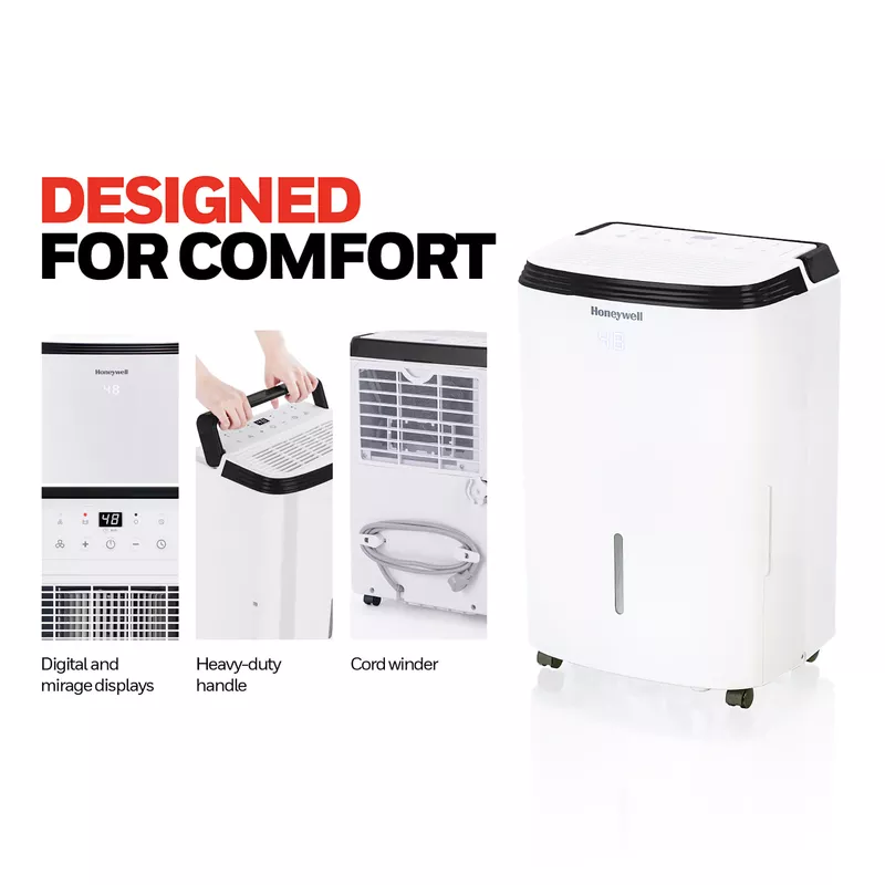 Honeywell 32 Pint Energy Star Dehumidifier with Washable Filter