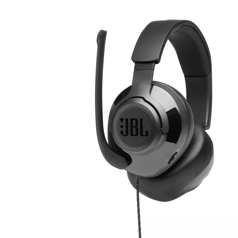 JBL Quantum 200 Wired Over-Ear Gaming Headset w/ Flip-up Mic