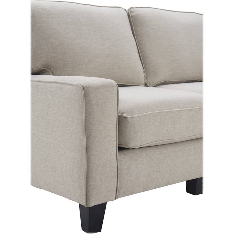 Alt View Zoom 16. Serta - Palisades Modern 3-Seat Fabric Sofa - Light Gray