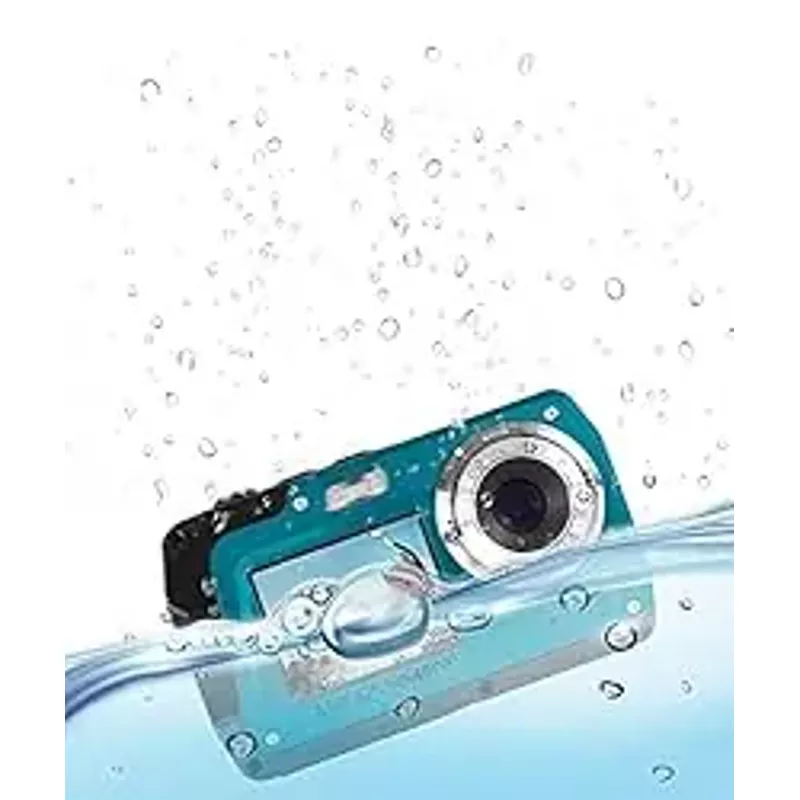 Minolta - MN40WP 48.0 Megapixel Waterproof Digital Camera - Blue
