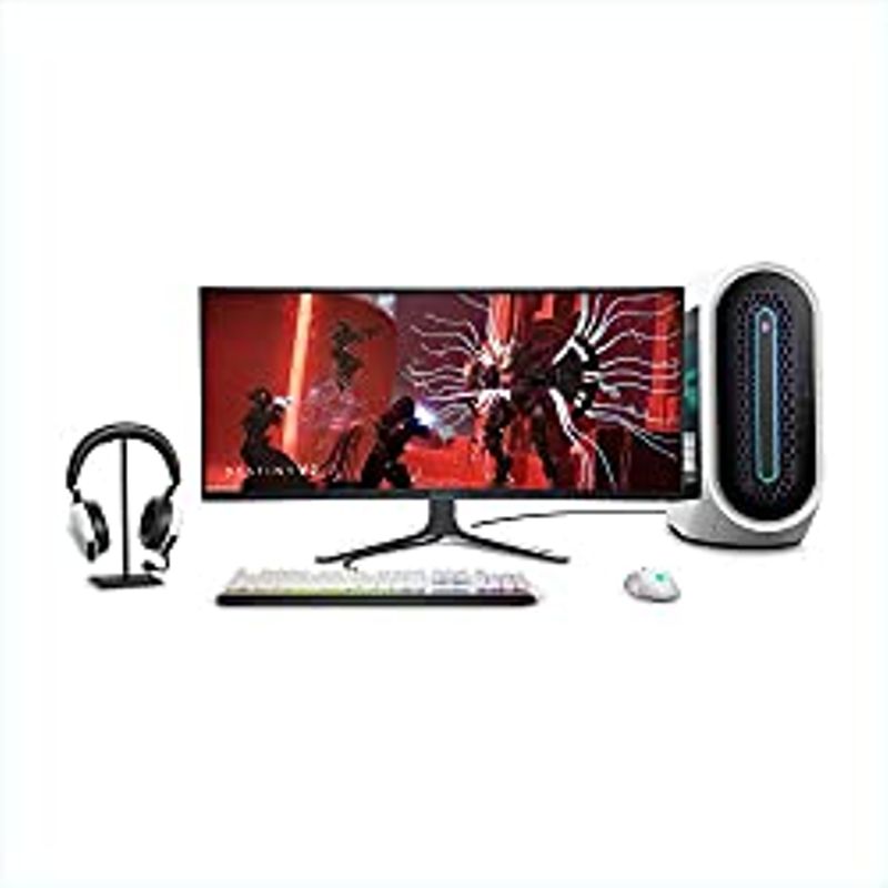 Alienware AW3423DW 34.18-inch Quantom Dot-OLED Curved Gaming Monitor, 3440x1440 pixels at 175Hz, 1800R Curvature, True 0.1ms...