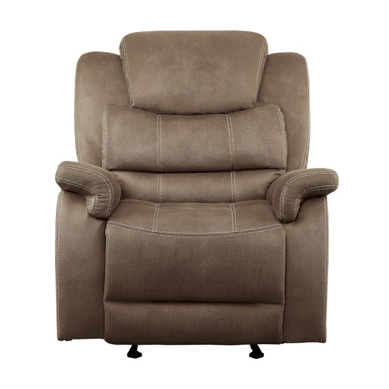 Rosnay Glider Reclining Chair - Grey (Manual)