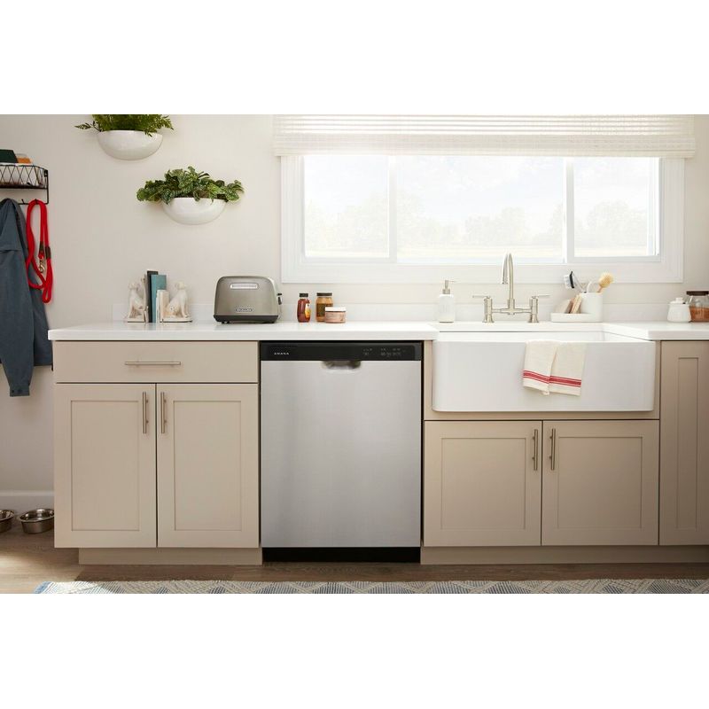 Alt View Zoom 16. Amana - Front Control Built-In Dishwasher with Triple Filter Wash and 59 dBa - Stainless steel