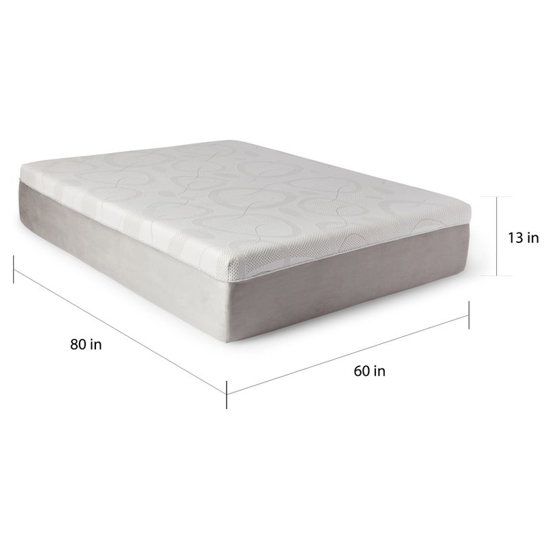 Slumber Solutions Choose Your Comfort 14-inch Queen-size Gel Memory Foam Mattress - Soft