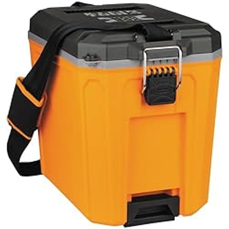 Klein Tools 62204MB MODbox Cooler, 17-Quart Insulated Cooler, Holds 24 Cans, Keeps Cool 30 Hours, Connects to MODbox Mobile Workstation