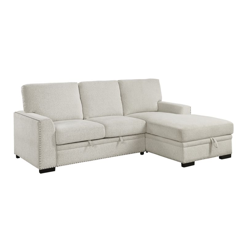 Rent to own Tolani Sectional Sofa with Pull-Out Bed and Right Chaise ...