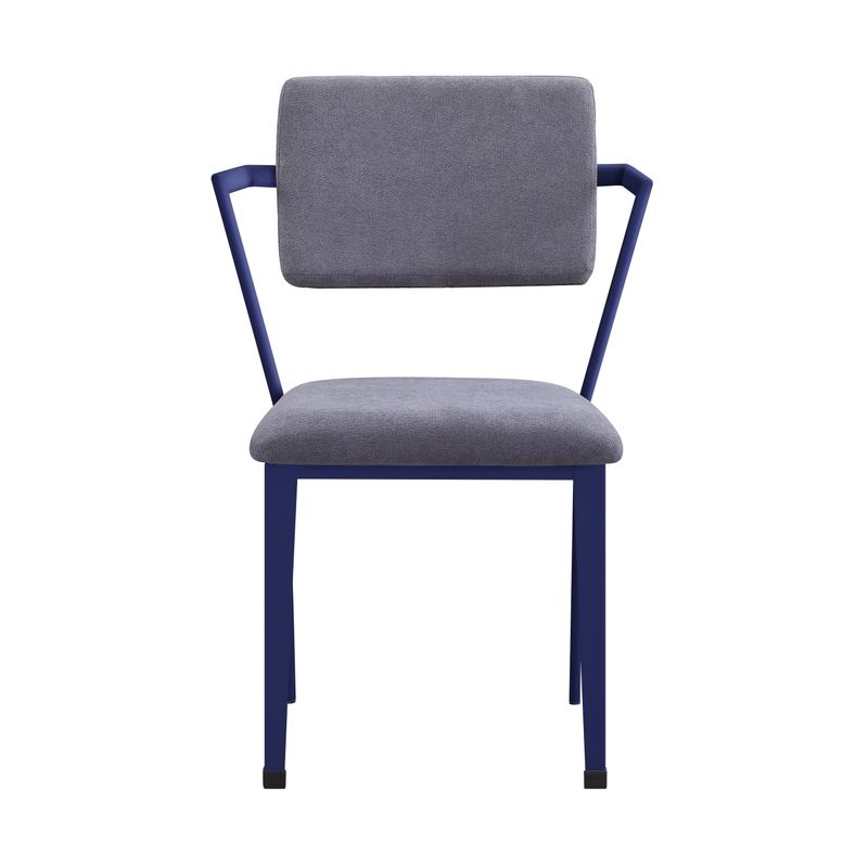 ACME Cargo Chair in Gray Fabric & Blue - Blue