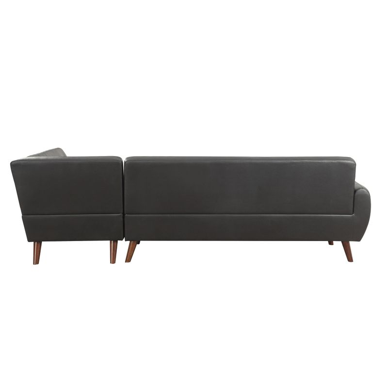 ACME Essick II Sectional Sofa, Black PU
