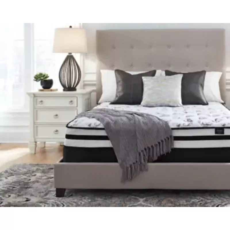 White 8 Inch Chime Innerspring Full Mattress/ Bed-in-a-Box