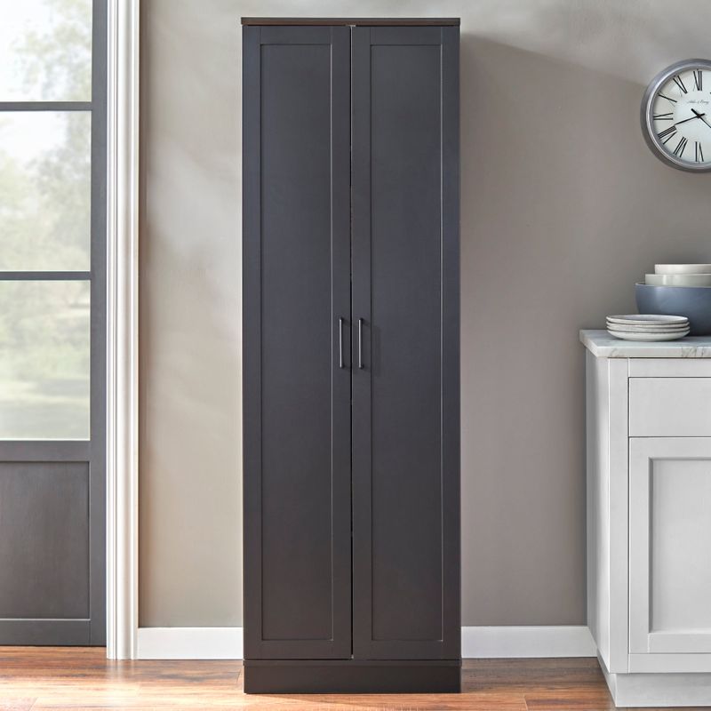 Simple Living Tanner Pantry Cabinet - Black