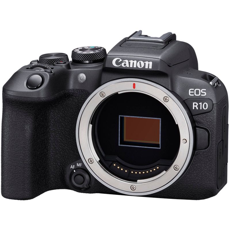 Left Zoom. Canon - EOS R10 Mirrorless Camera (Body Only) - Black