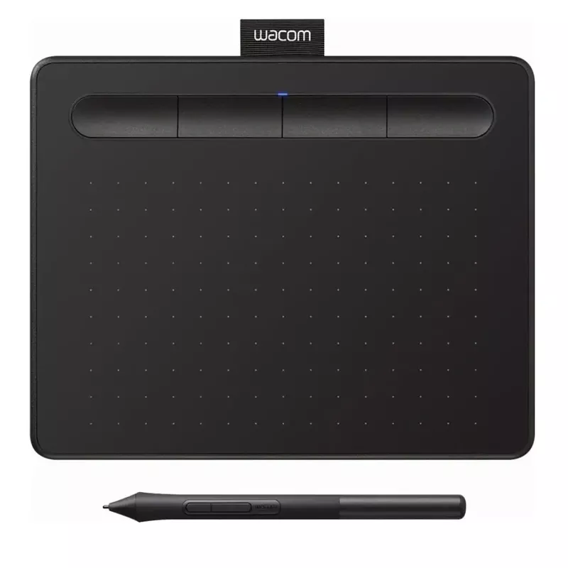 Wacom - Intuos Graphic Drawing Tablet for Mac, PC, Chromebook & Android (Small) with Software Included - Black