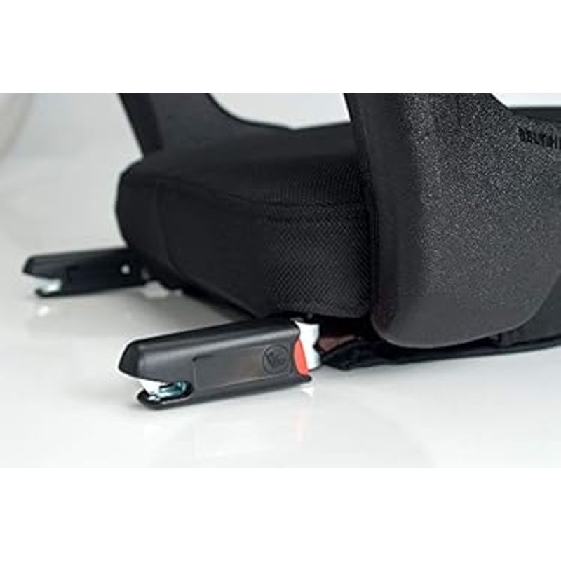 Clek Ozzi Backless Booster Car Seat with Rigid Latch, Carbon (OZ11U2-JB)