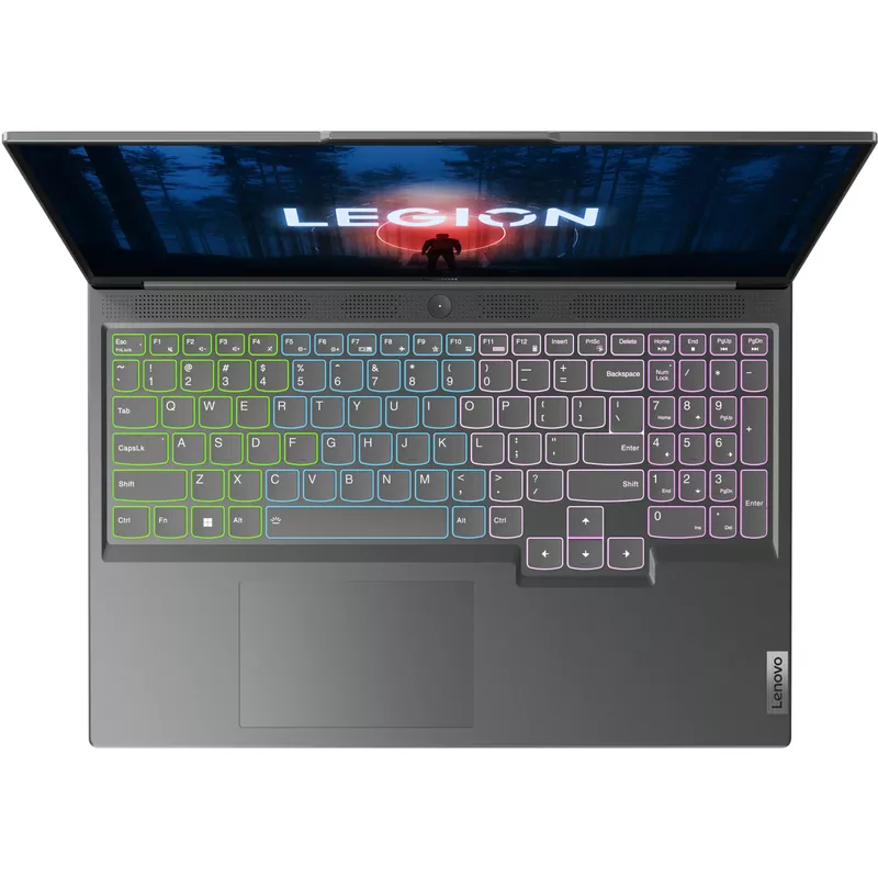 Lenovo - Legion Slim 5 16" Gaming Laptop WQXGA - Ryzen 7 7840HS with 16GB Memory - NVIDIA GeForce RTX 4060 8GB - 512GB SSD - Storm Grey