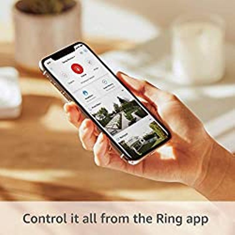 Certified Refurbished Ring Alarm 5-piece kit (2nd Gen) – home security system with optional 24/7 professional monitoring – Works with...