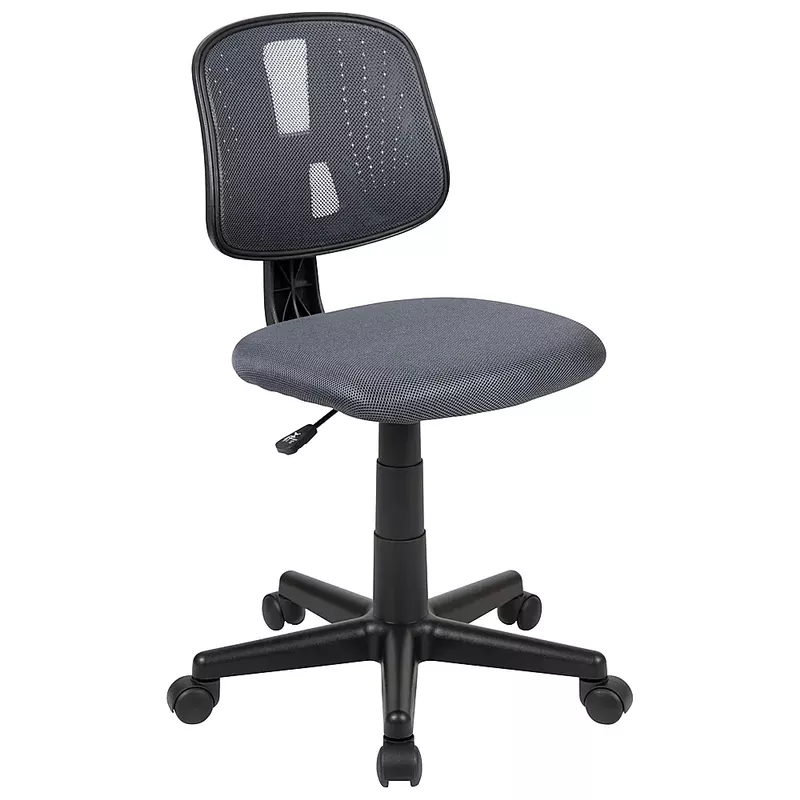 Flash Furniture - Flash Fundamentals Contemporary Mesh Swivel Office Chair - Gray