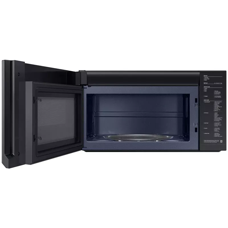 Samsung - 2.1 Cu. Ft. Over-the-Range Microwave with Sensor Cooking and Wi-Fi Connectivity - Stainless Steel