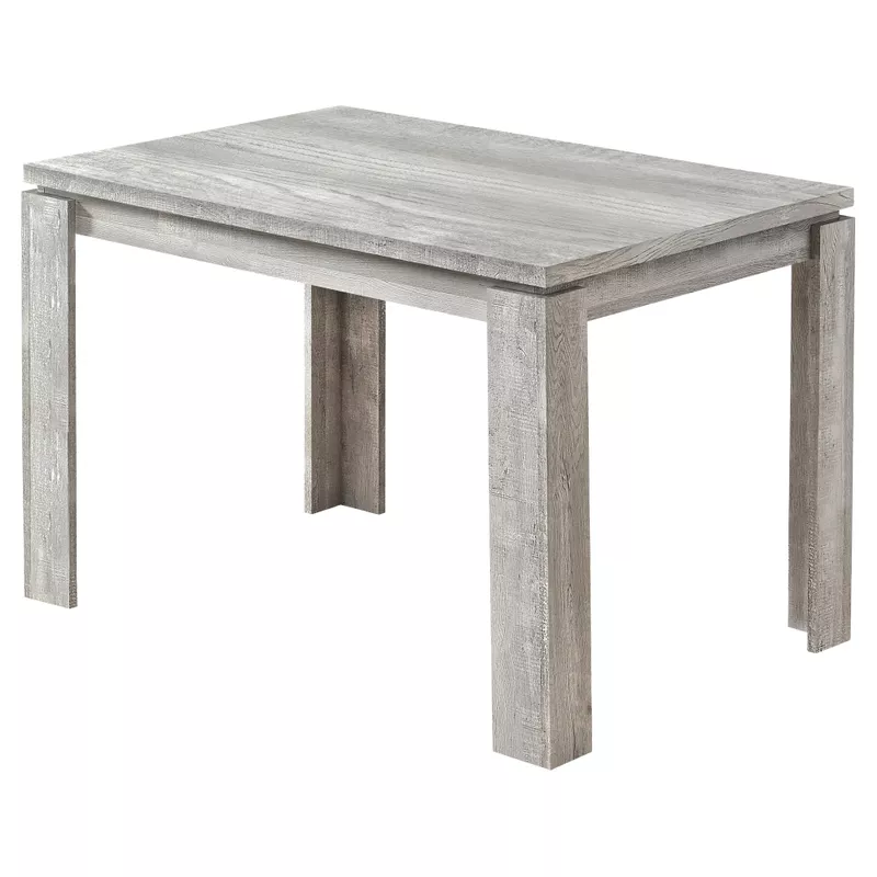 Dining Table - 32"X 48" / Grey Reclaimed Wood-Look