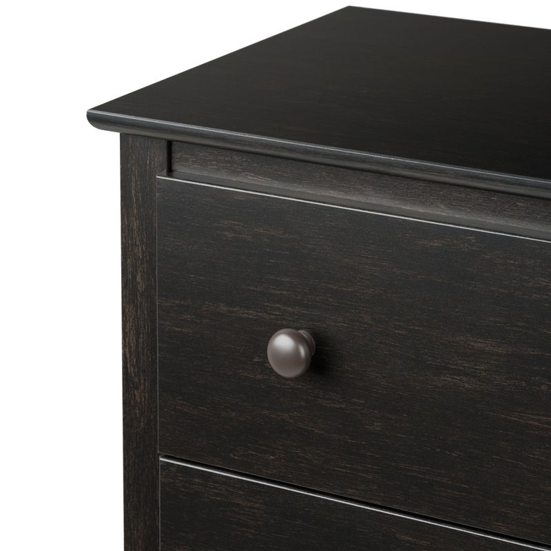 Copper Grove Periyar Washed Black 6-drawer Chest - Washed Black - 6-drawer