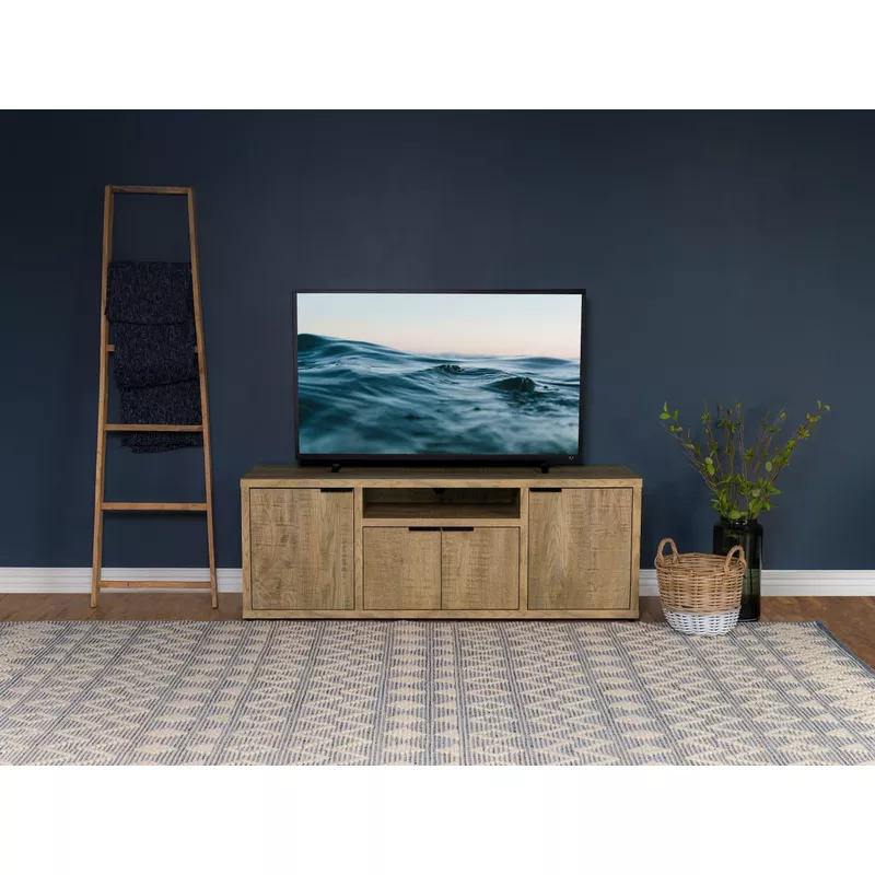 Tabby 4-door Engineered Wood 60" TV Stand Mango