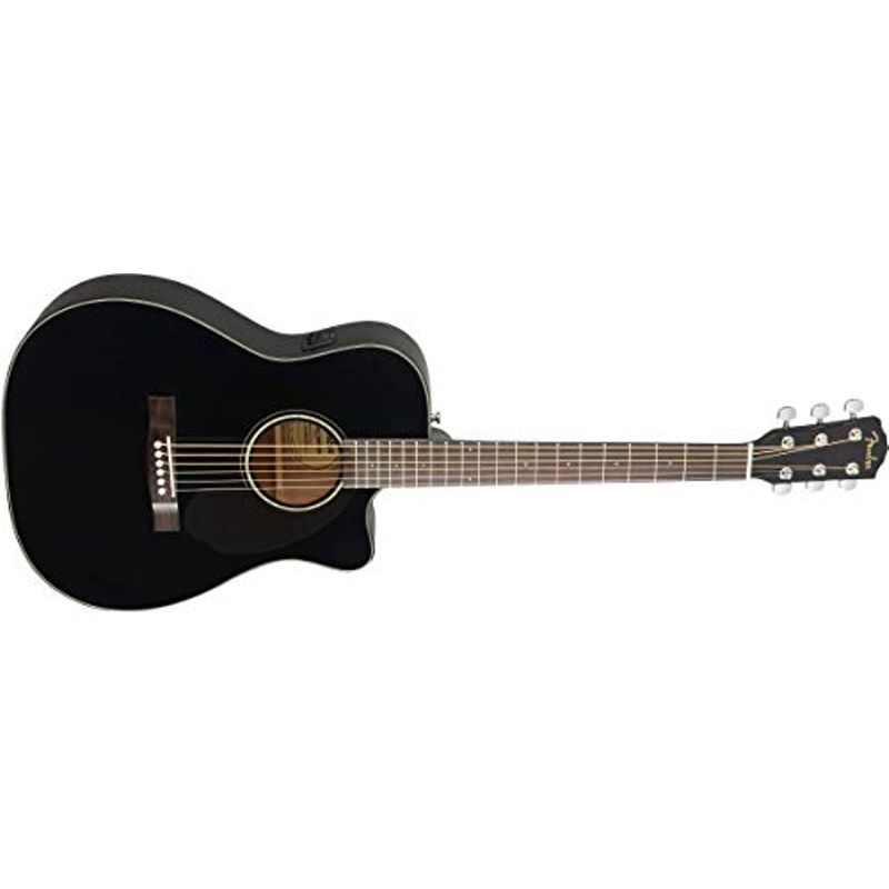 Fender CC-60SCE Concert Acoustic Guitar - Black