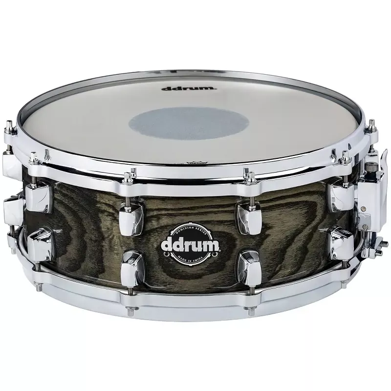 ddrum Dominion 5.5x14 Snare Drum. Trans Black