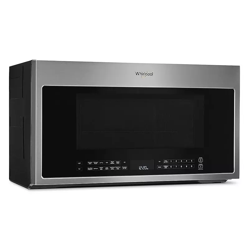 Whirlpool - 1.9 Cu. Ft. Convection Over-the-Range Microwave with Air Fry Mode - Stainless Steel