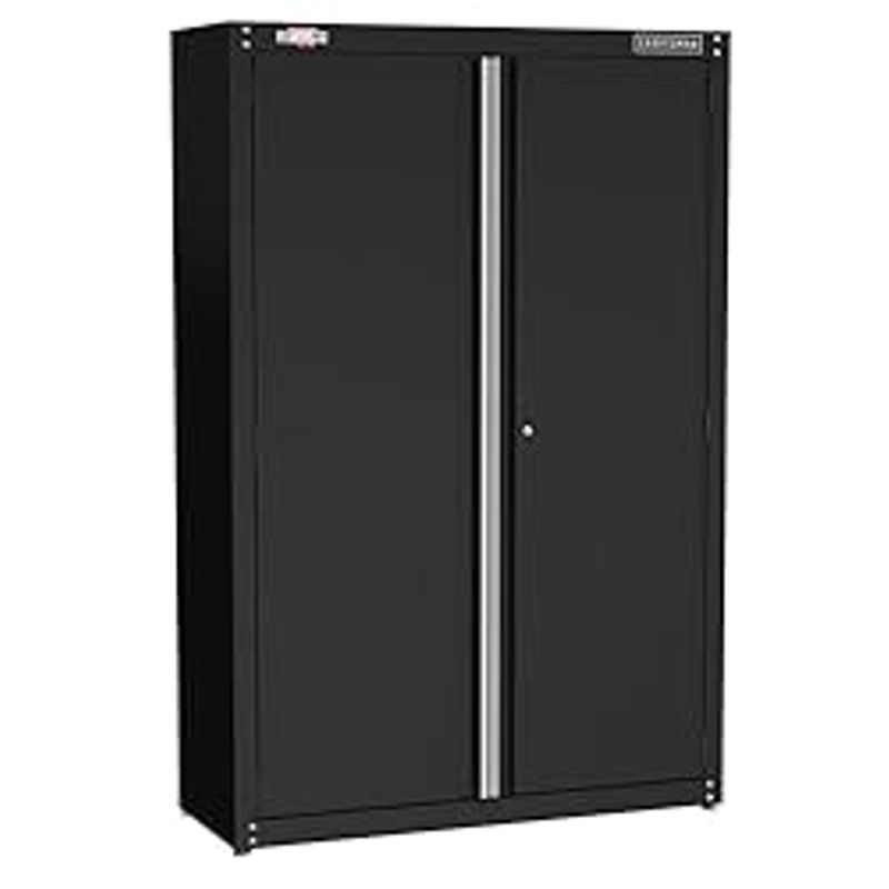 CRAFTSMAN Metal Garage Storage Cabinet, Floor Cabinet, 48 Inch (CMST24800BK)